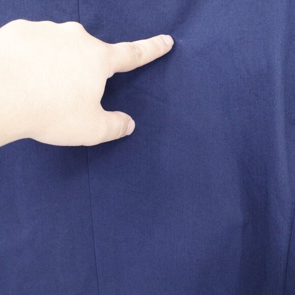 J Crew Sport Coat Mens 44L Ludlow larusmiani Two Button Blue Cotton Stretch - Picture 14 of 15